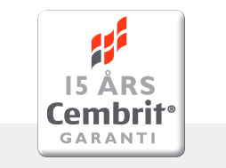 15 års Cembrit produktgaranti
