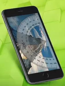 Installer en gradmåler app på din smartphone til at måle  taghældning