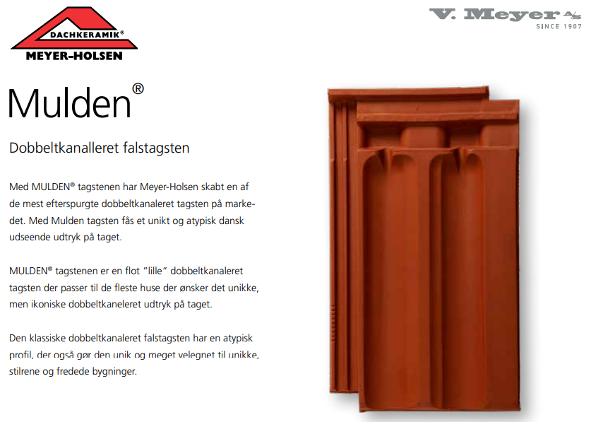 Mulden falstagsten fra V.MEYER